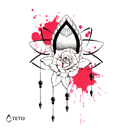 Rosa en mandala