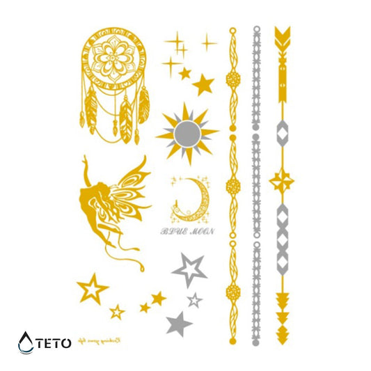 Pulseras, estrellas y atrapasueños - set