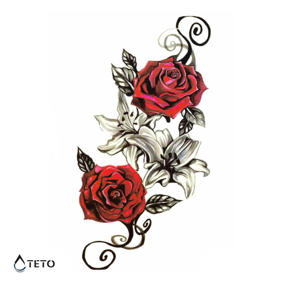 Rosas rojas tradicionales
