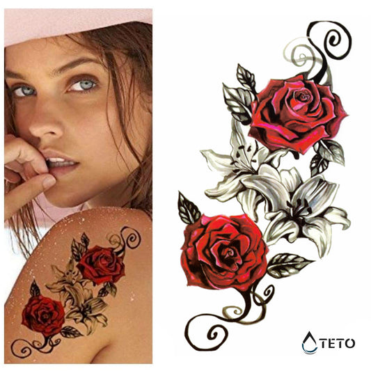 Rosas rojas tradicionales