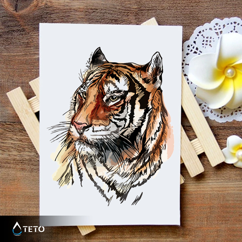 Tigre dibujado
