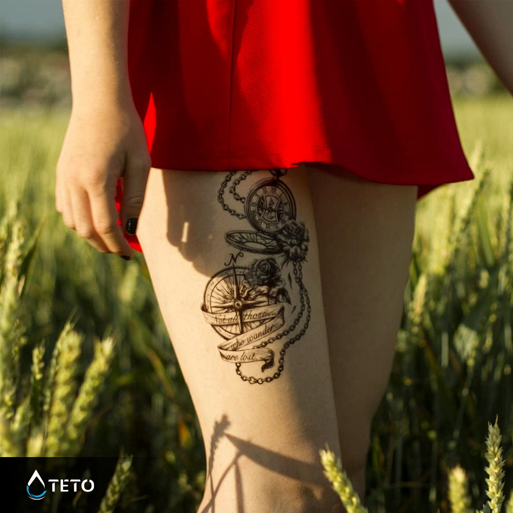 Brújula y reloj