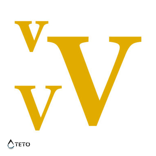 Letra V - set