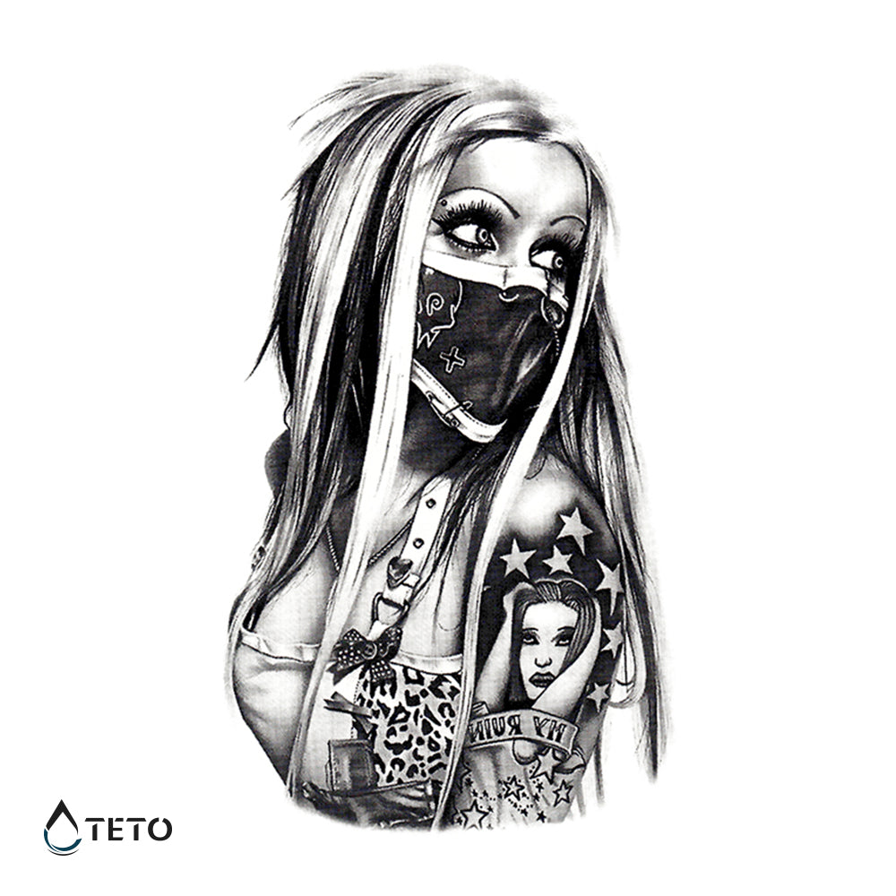 Retrato de una mujer punk