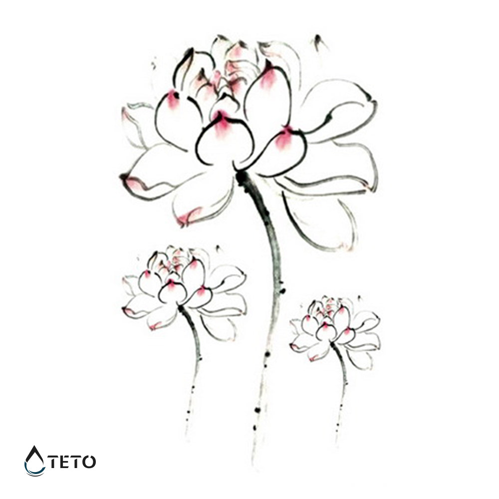 Flores blancas – set