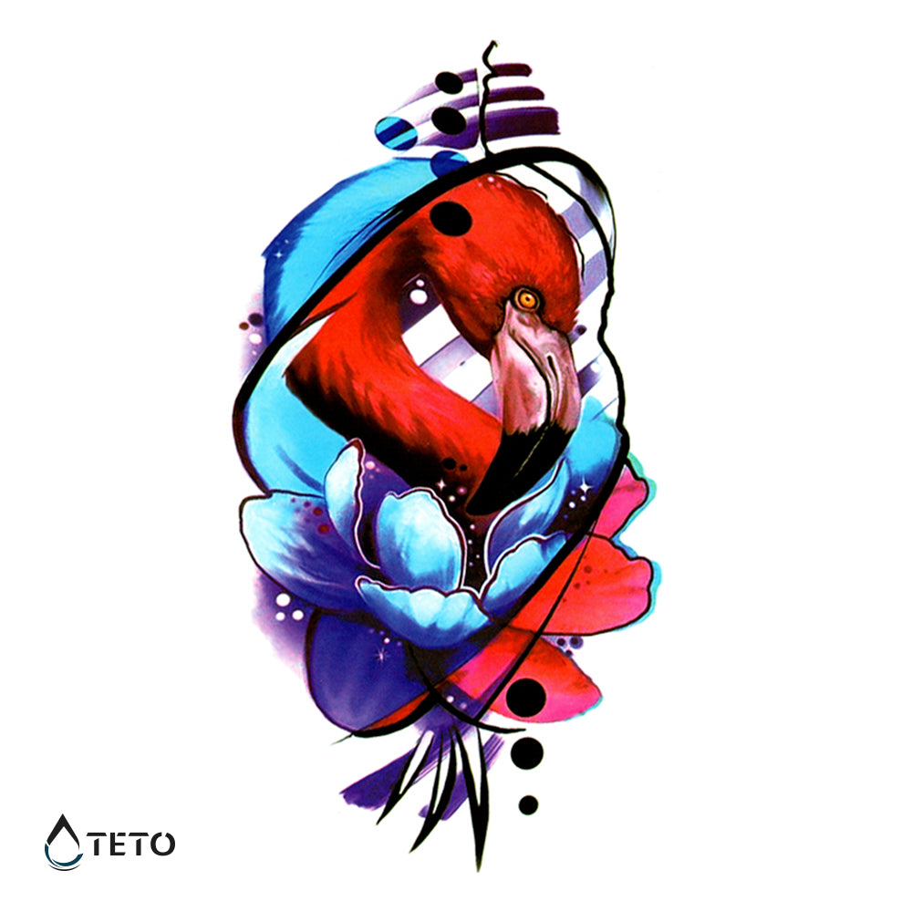 Flamenco con flor