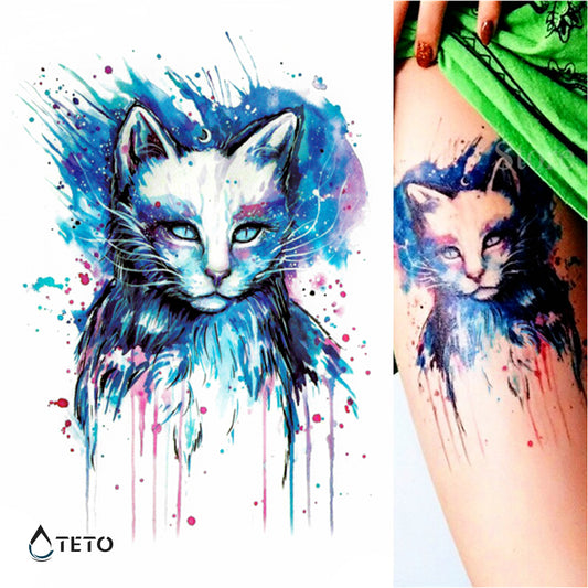 Gato colorido