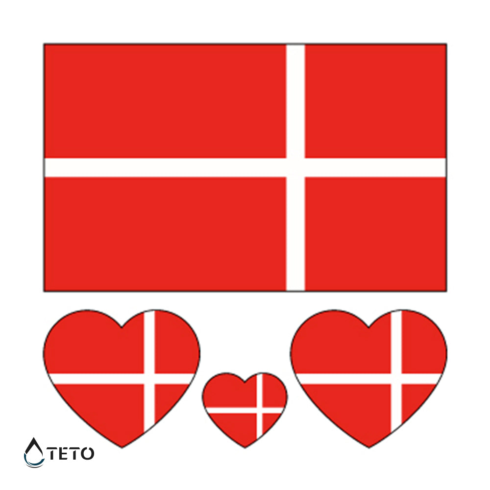 Bandera de Dinamarca - set