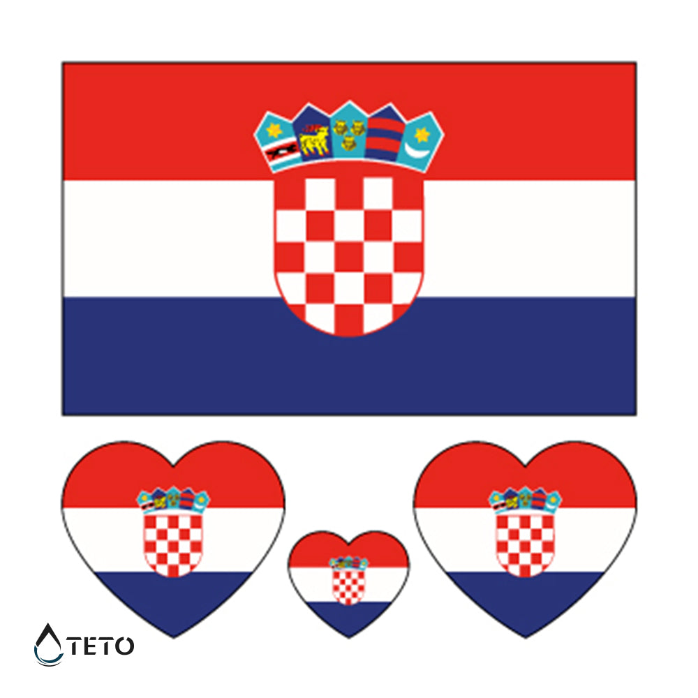 Bandera de Croacia - set