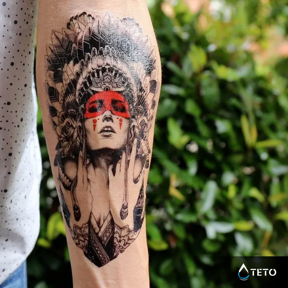 Retrato de una mujer nativa
