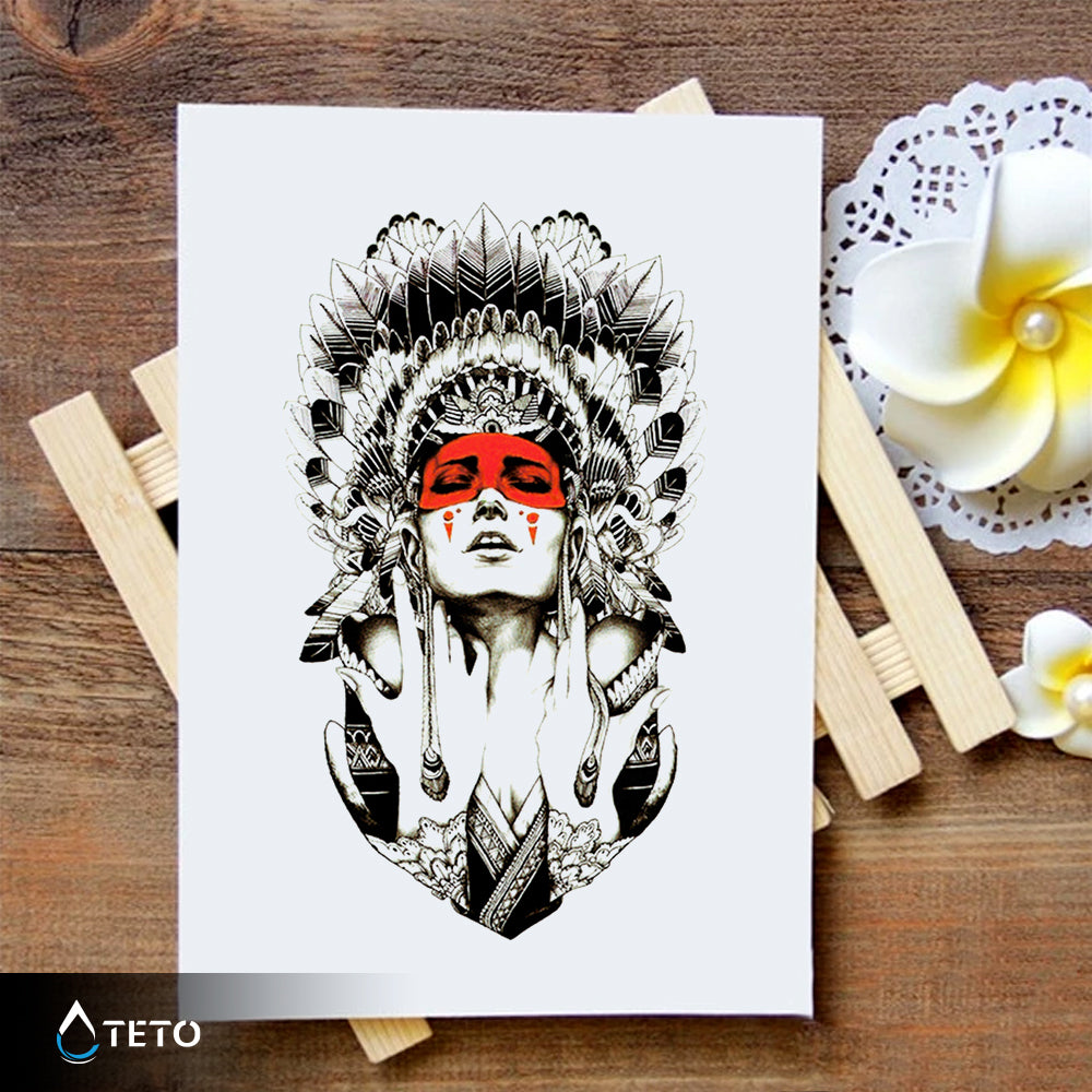 Retrato de una mujer nativa
