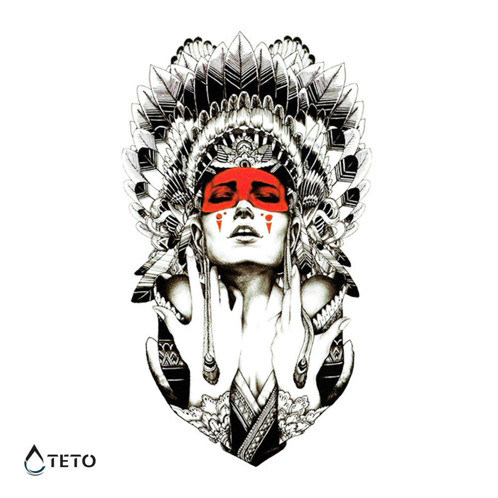 Retrato de una mujer nativa