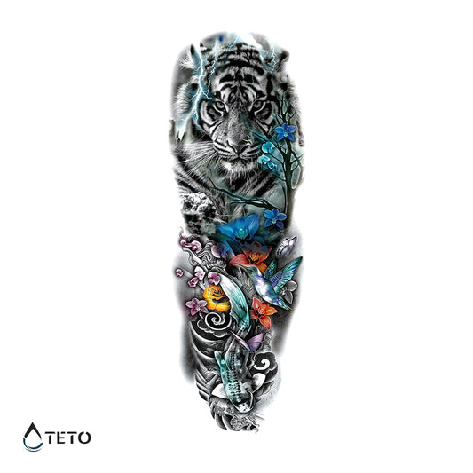 Tigre con naturaleza
