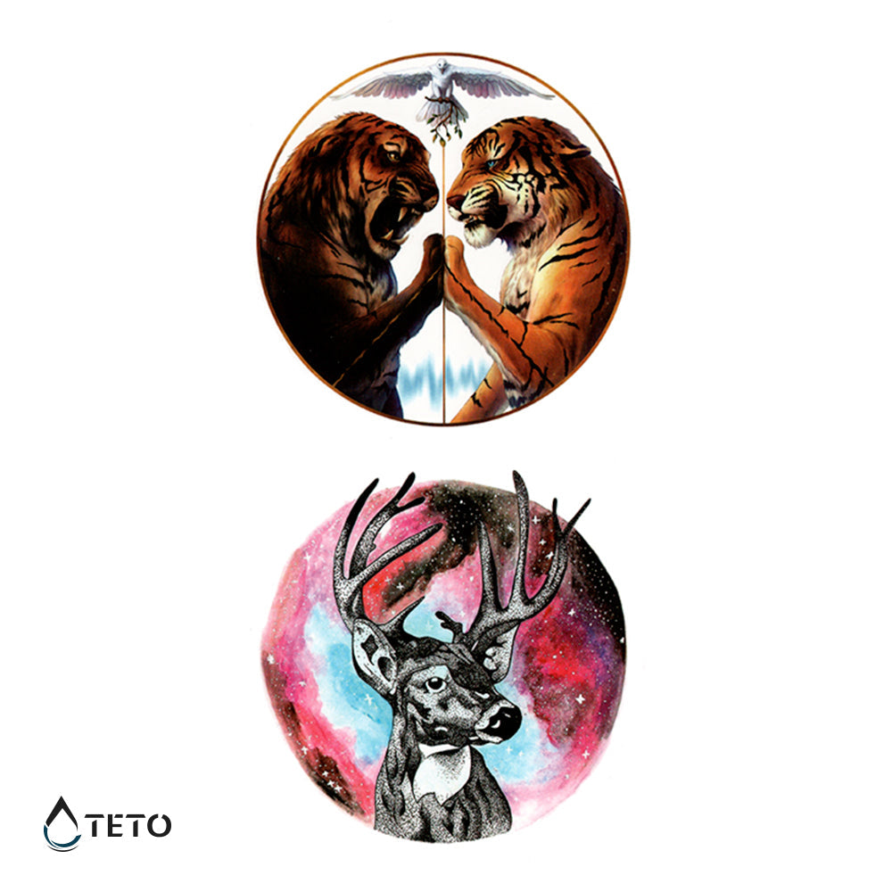 Tigre y ciervo - set