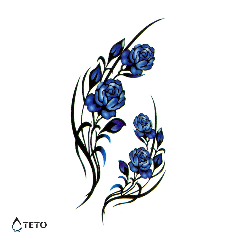 Rosas azules – set