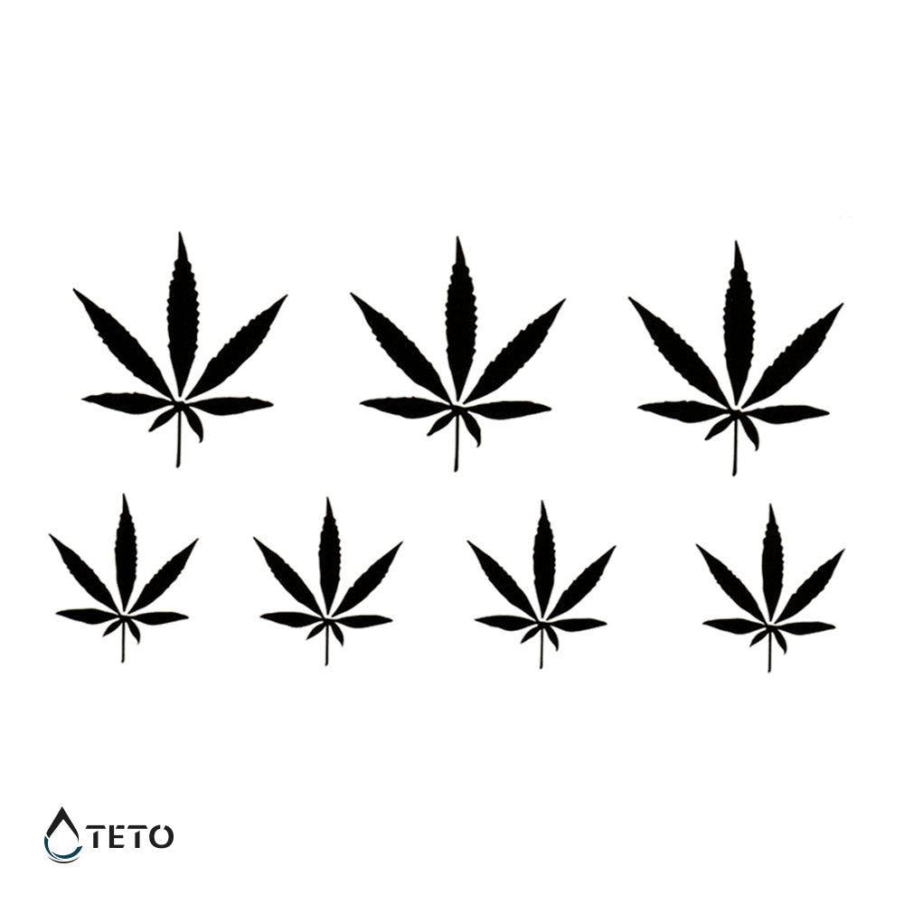 Hoja de Cannabis - set
