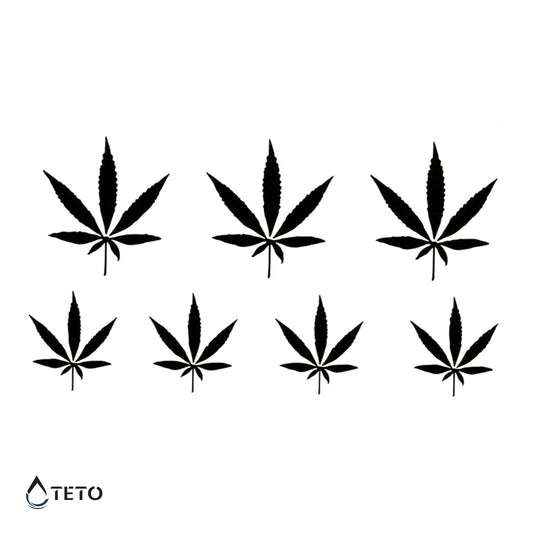 Hoja de Cannabis - set
