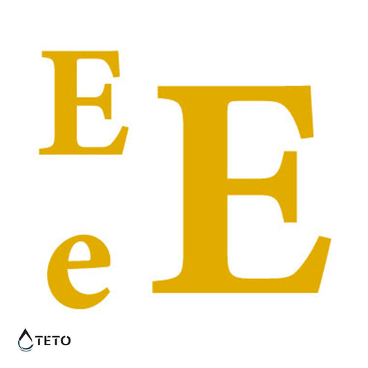 Letra E - set