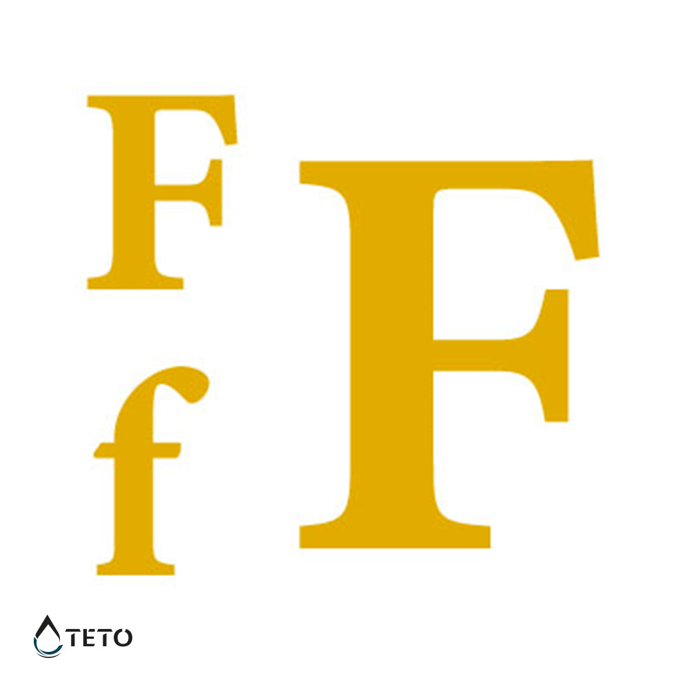Letra F - set