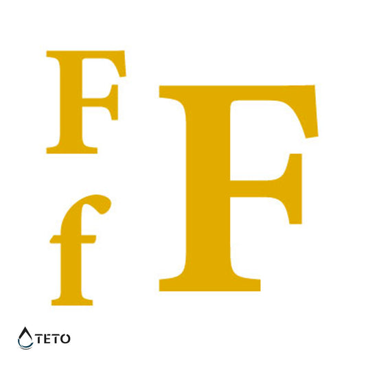 Letra F - set