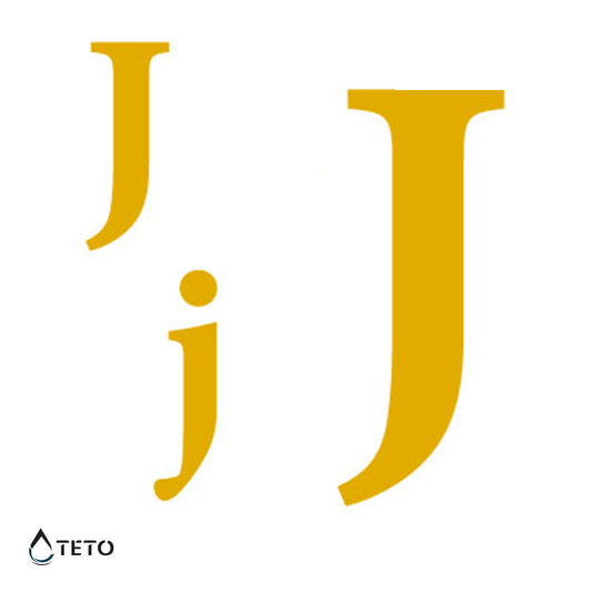 Letra J - set