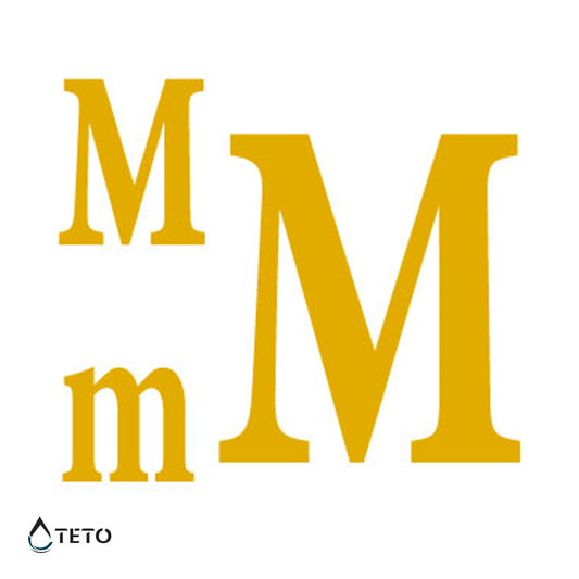Letra M - set
