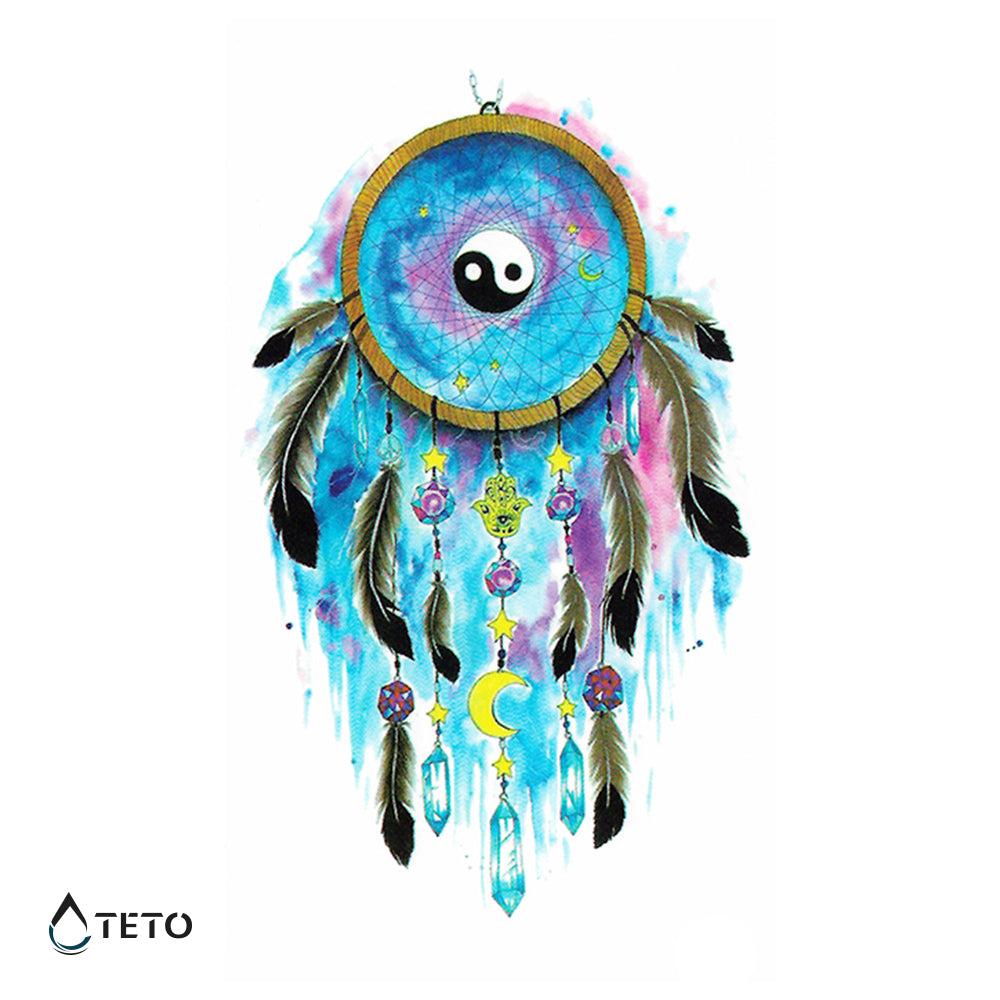 Atrapasueños - yin y yang