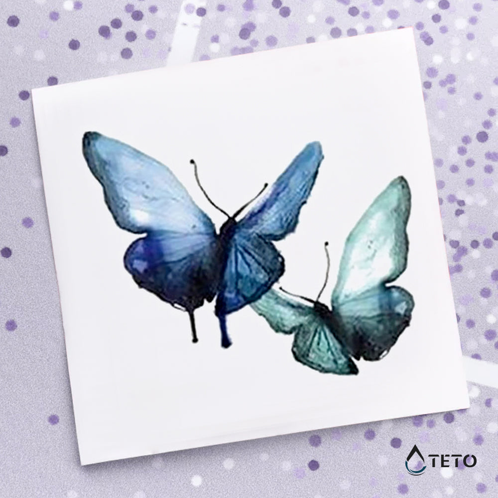 Mariposas azules