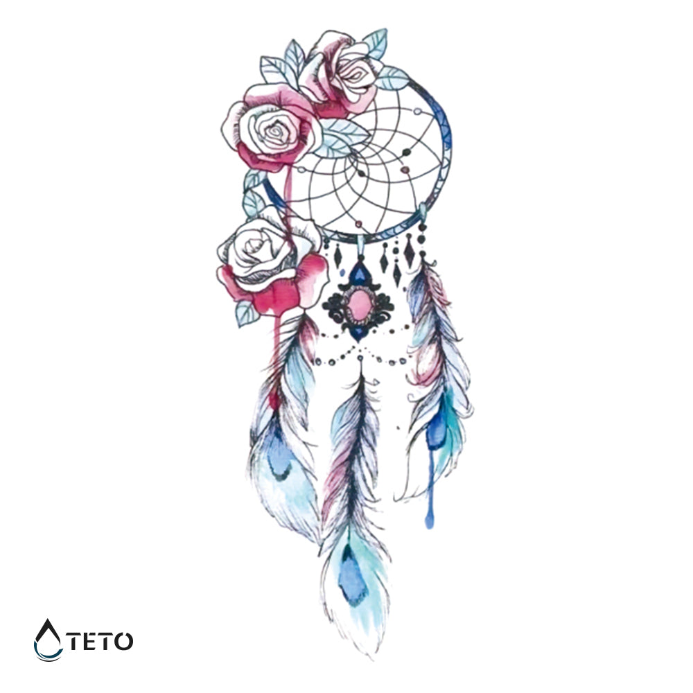 Atrapasueños con rosas