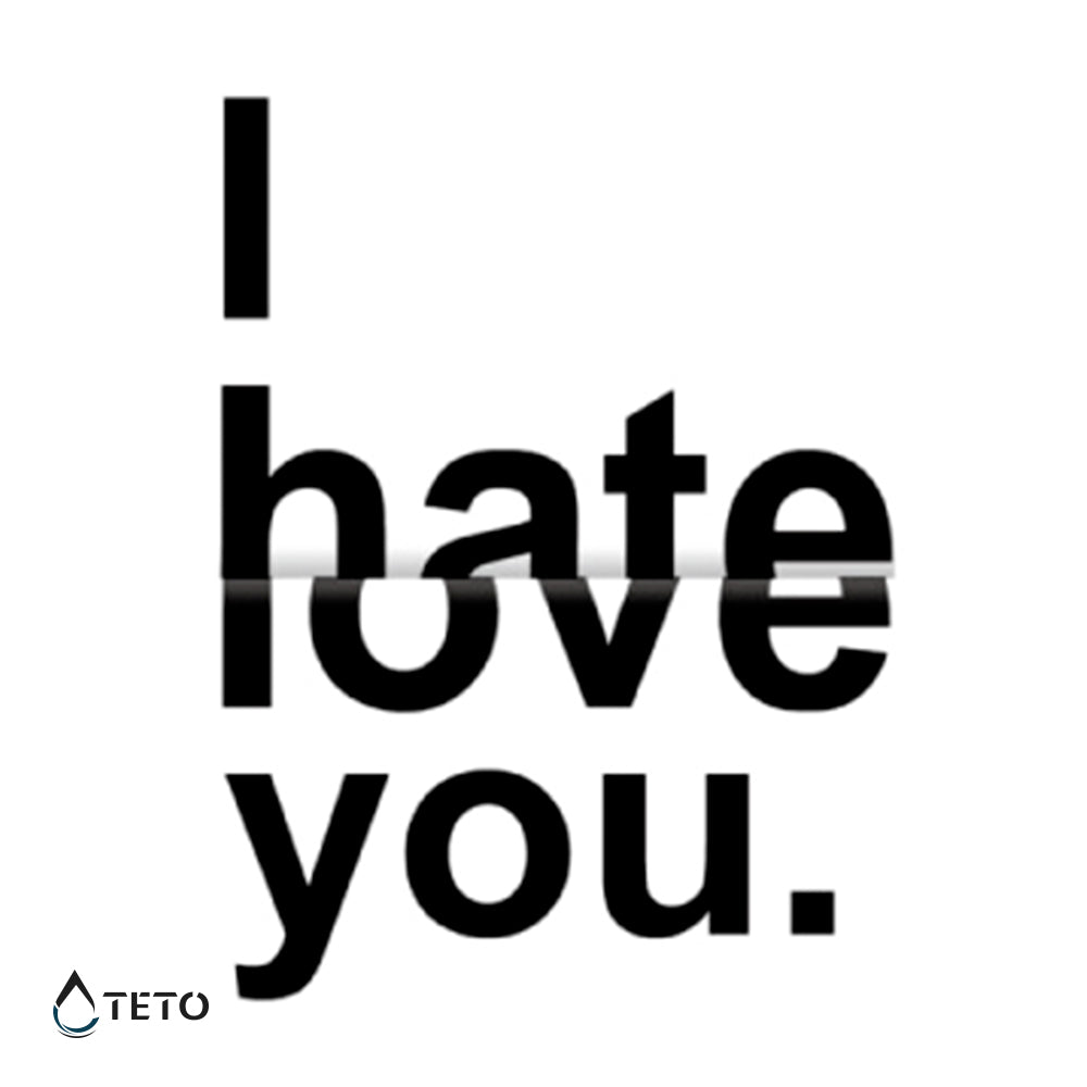 Te amo/te odio