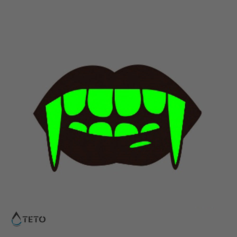 Dientes de vampiro - Brilla en la oscuridad