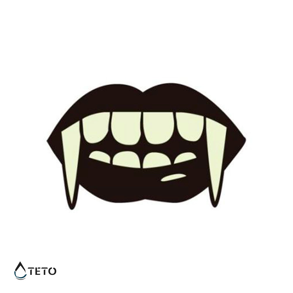 Dientes de vampiro - Brilla en la oscuridad
