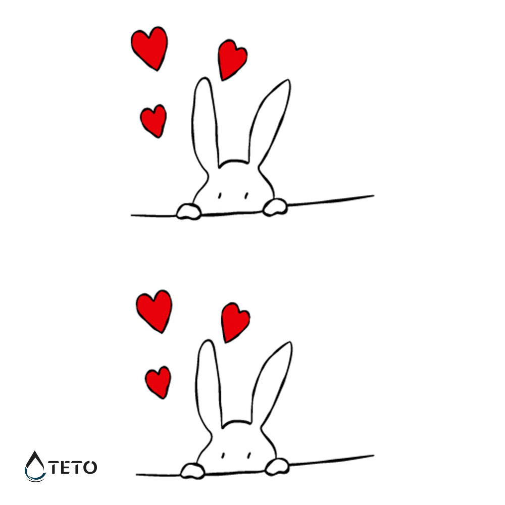 Conejo enamorado – set