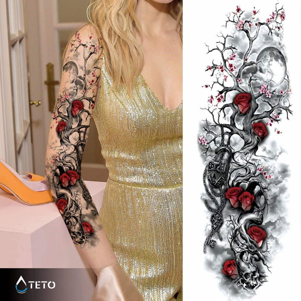 Árbol con rosas