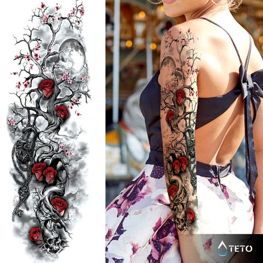 Árbol con rosas