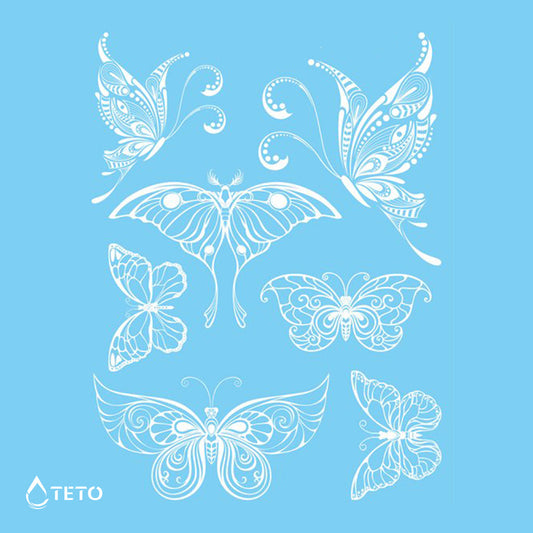 Mariposas blancas - set