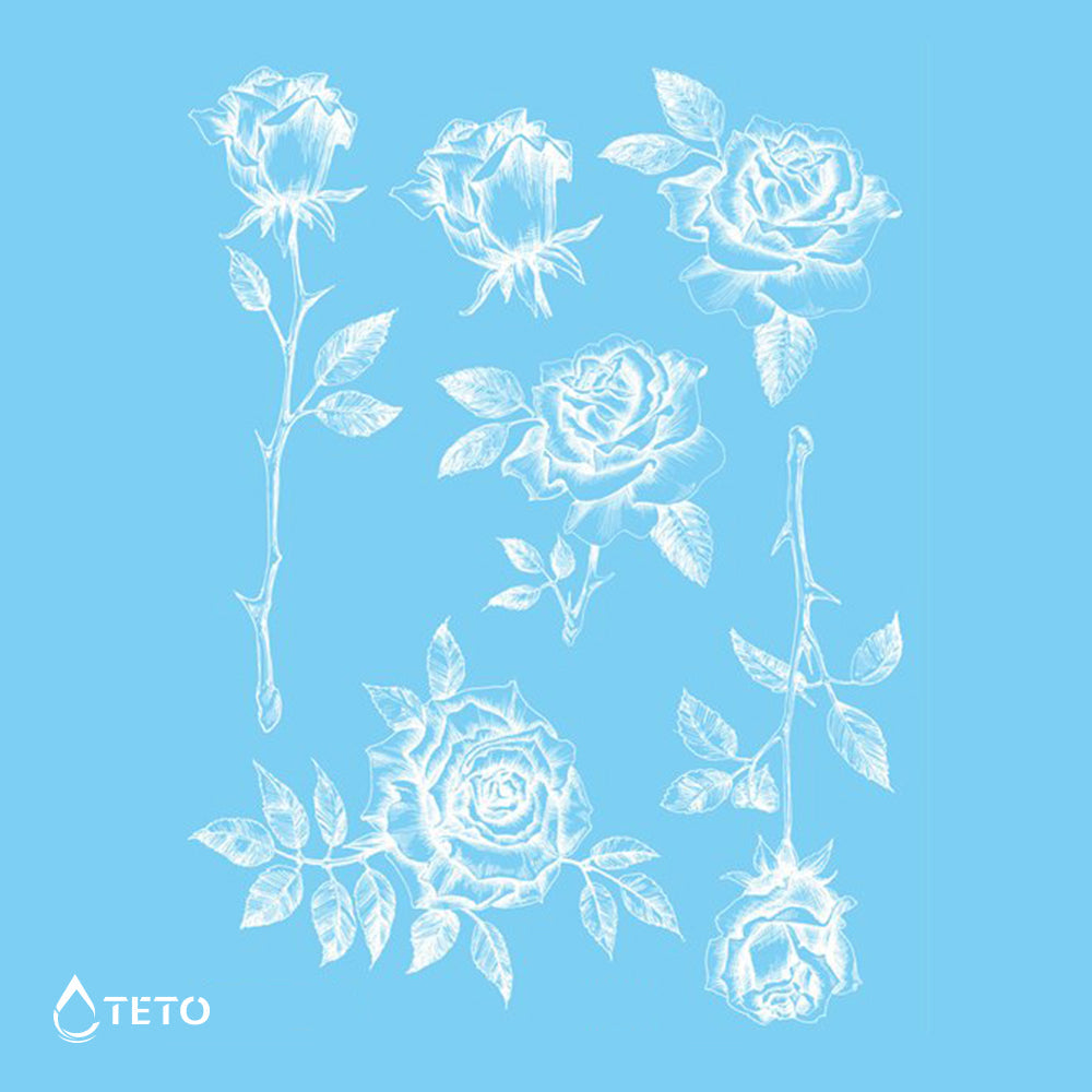 Rosas blancas - set