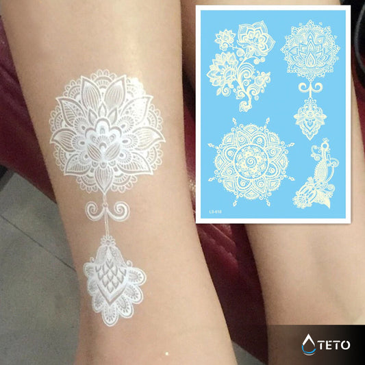 Mandala tipo M - blanco - set