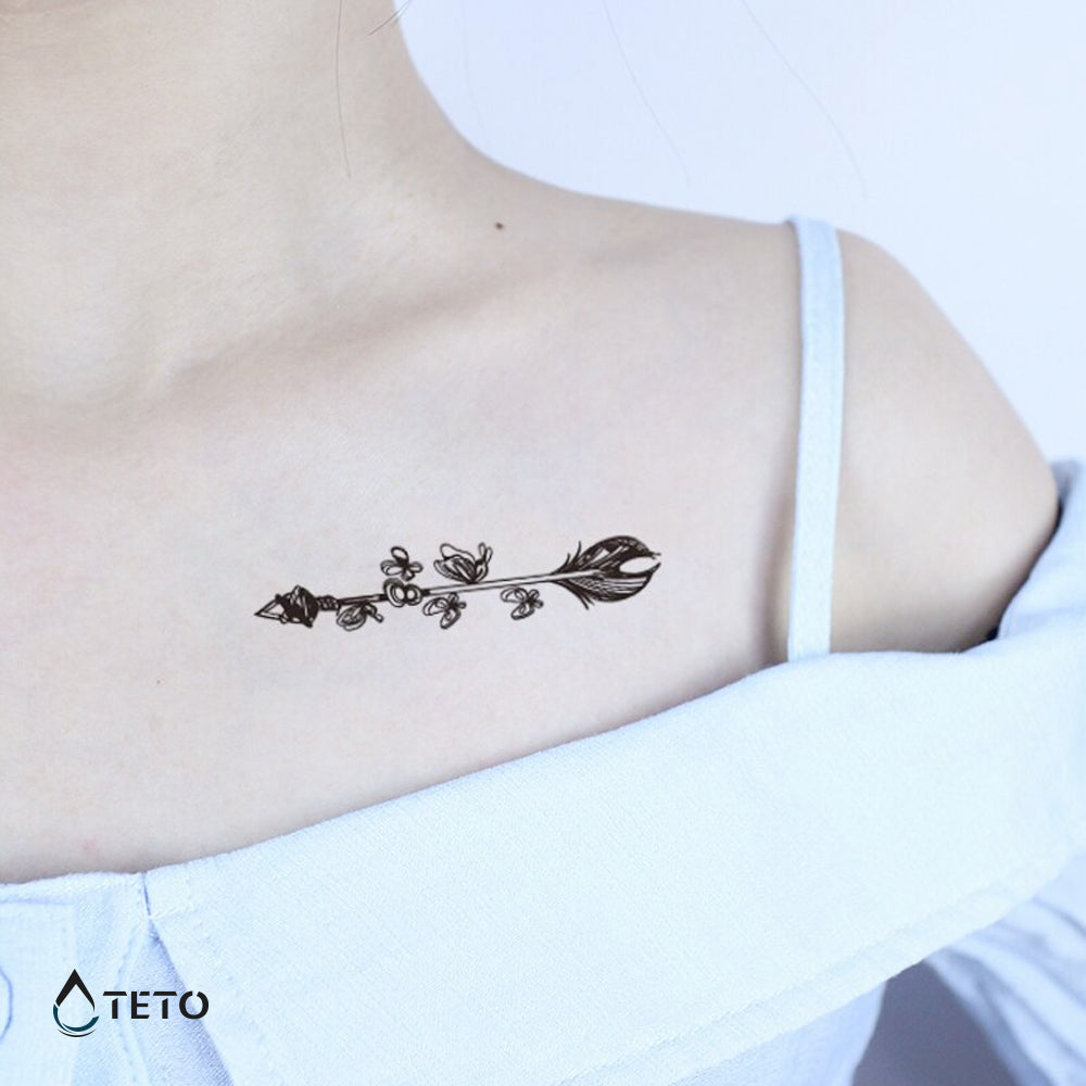 Flechas con flores – set