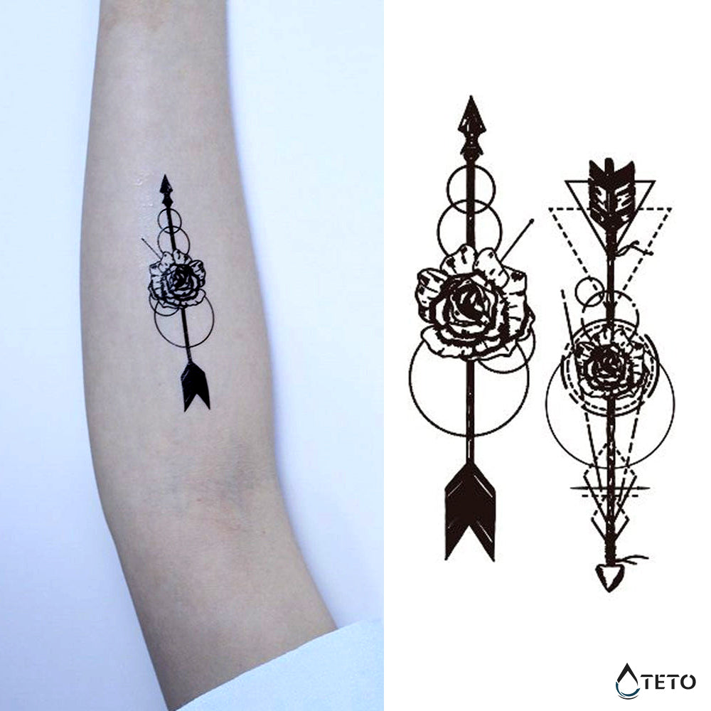 Flechas con flores – set