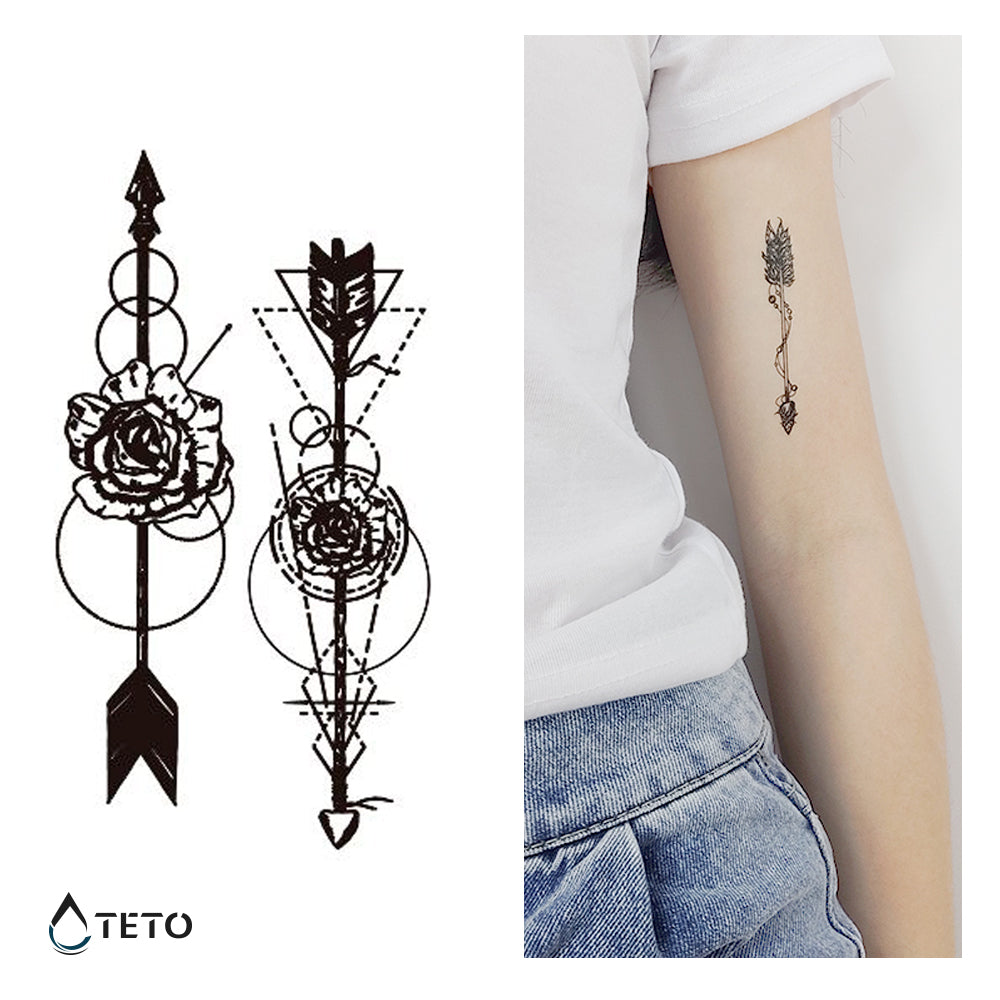 Flechas con flores – set