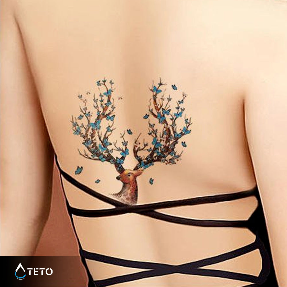 Ciervo con mariposas – Escarchados