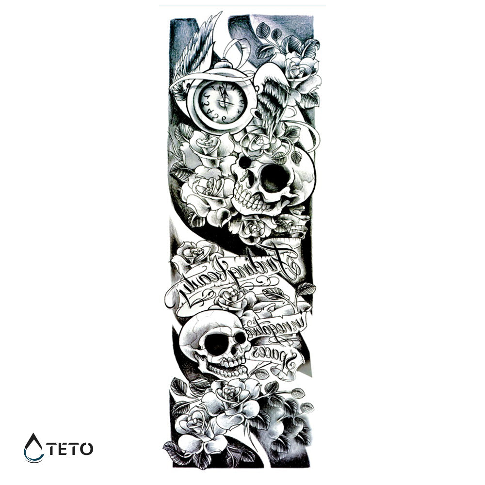 Calaveras con flores