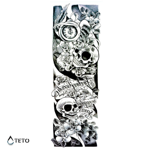 Calaveras con flores
