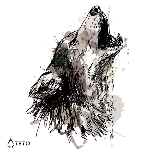 Lobo en grises