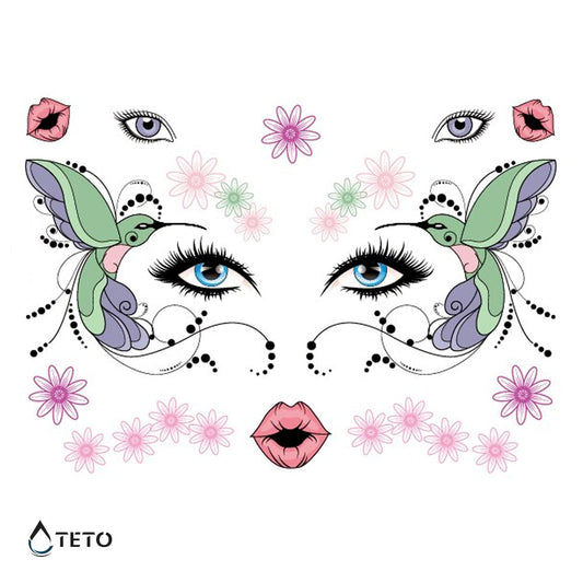 Cara de colibrí – Escarchados - set