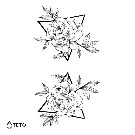 Rosa en triángulo – set