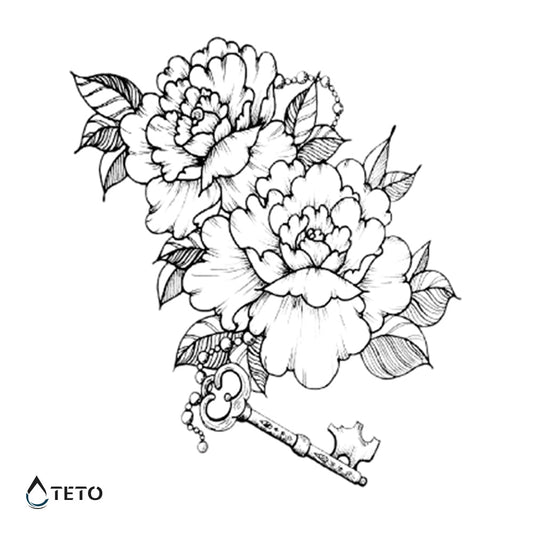 Flores con llave