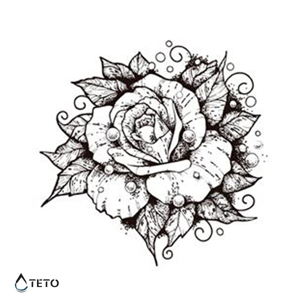 Flor mojada
