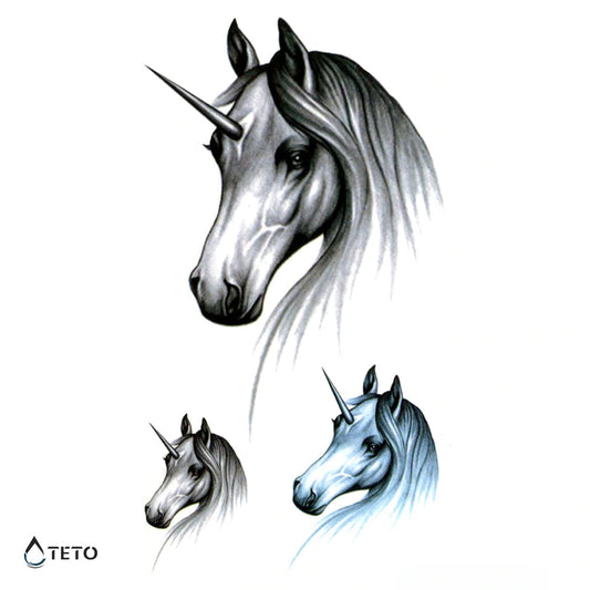 Cabeza de unicornio - set